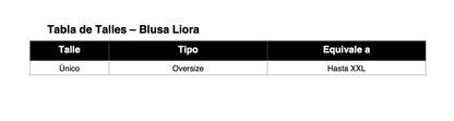 BLUSA LIORA