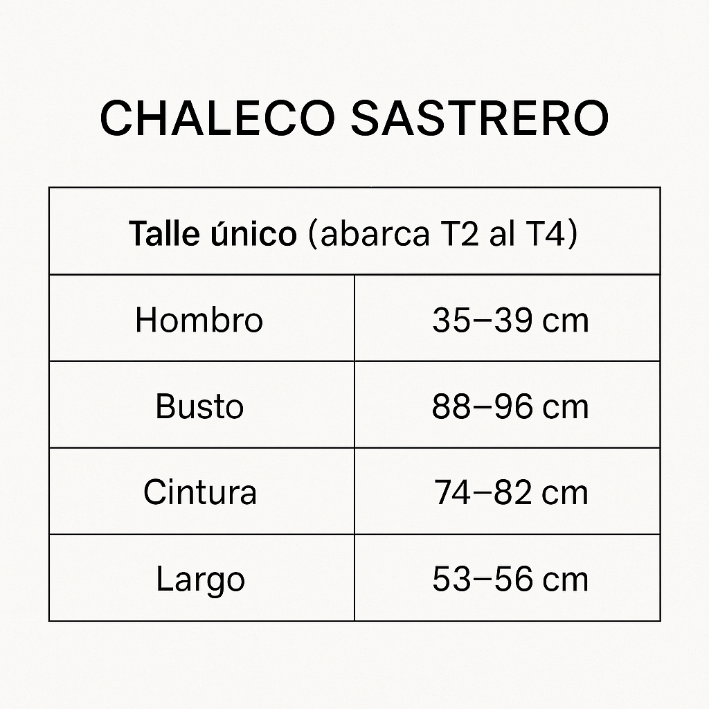 CHALECO SASTRERO ELARA