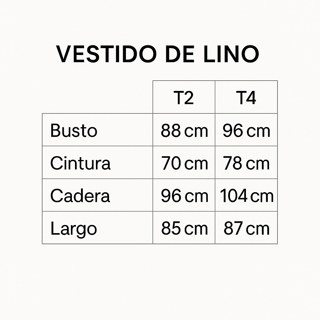 VESTIDO DE LINO SIENA