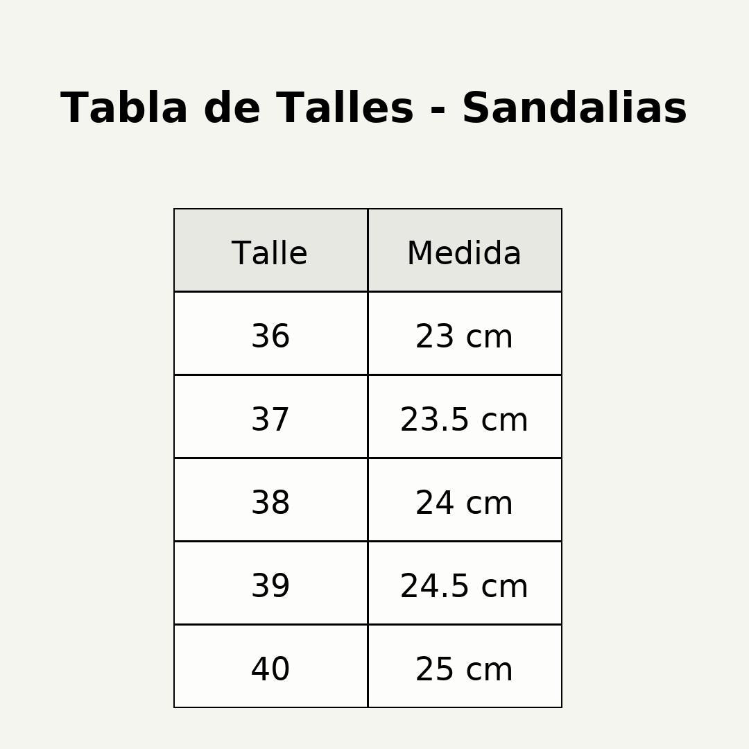 SANDALIAS ALLEGRA